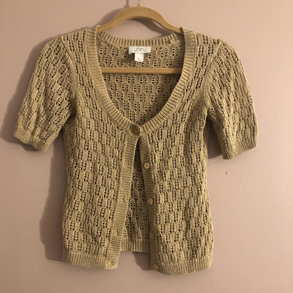 Crochet Button Cardigan